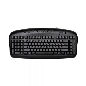 Black Left-Handed Keypad Keyboard - birdseye view