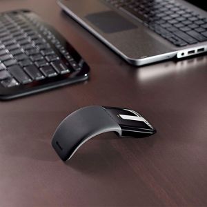 Microsoft Arc Touch Wireless USB Mouse - side view showing curve