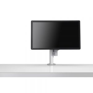 CBS Lima Monitor Arm - front view showing grey version