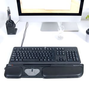 Contour RollerMouse Pro3 - angle view with keyboard