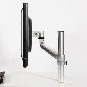 DeskRite 100 Single Monitor Arm - side view