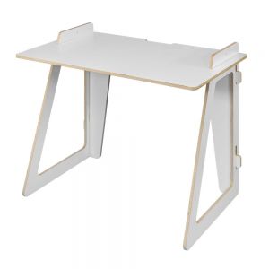Smart Slot Fixed Height Homeworking Desk - bottom section, angle view