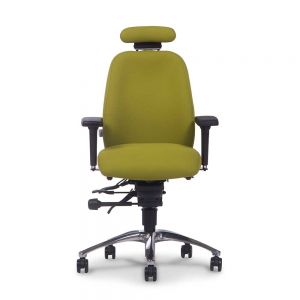Adapt 620 Small Seat/Medium Back (w/ 4D armrests/neck curve/reactive lumbar support) - Black