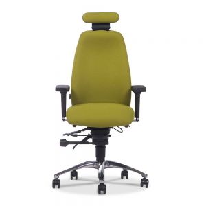 Adapt 630 Small Seat/High Back (w/ 4D armrests/v-rest/coccyx comfort zone/hard floor castors) - Black