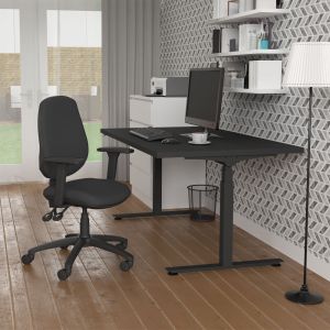 Homeworker Ergonomic Office Chair - lifestyle shot, showing in a home office environment