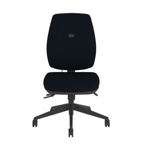 Homeworker Plus High Back Ergonomic Office Chair - front view, without armrests