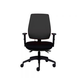 P-Sit High Back (w/ adjustable armrests/headrest/lumbar/seat slide) - Black