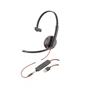 Plantronics Blackwire C3215 Monaural USB/3.5mm Headset