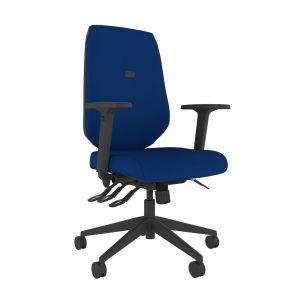 Positiv Me 300 Task Chair (high back) - navy - front angle view