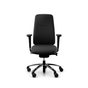 RH New Logic 220 High Back Ergonomic Office Chair - front view, with armrests