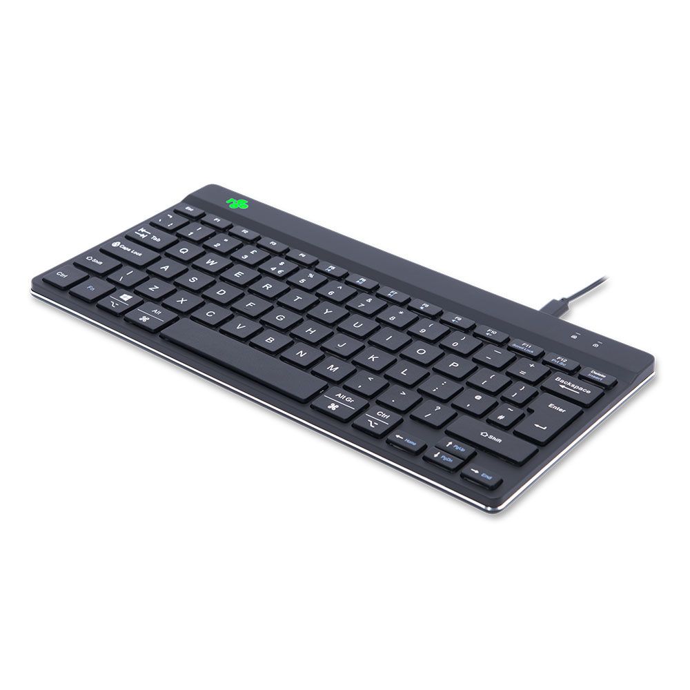 Readly Short Keyboard R-Go Black Compact Break Mini Keyboard from Posturite