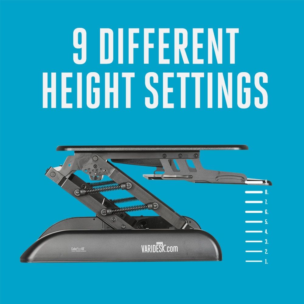 VariDesk® Cube Plus® 40 Standing Desk Converter Posturite