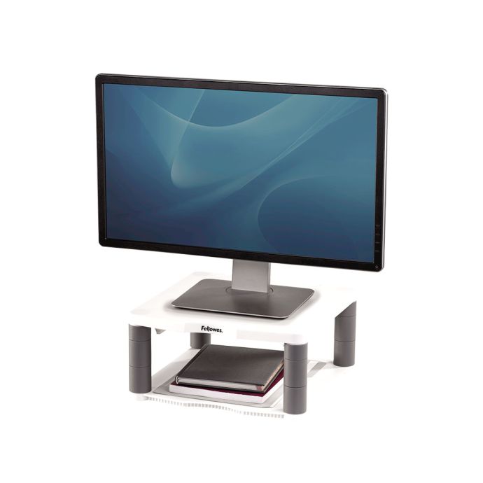 3m Monitor Riser Premium Platinum Monitor Riser from Posturite