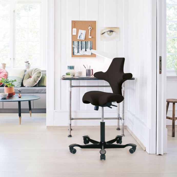 HÃ…G Capisco 8106 Office Chair - lifestyle shot, shown in a home office environment