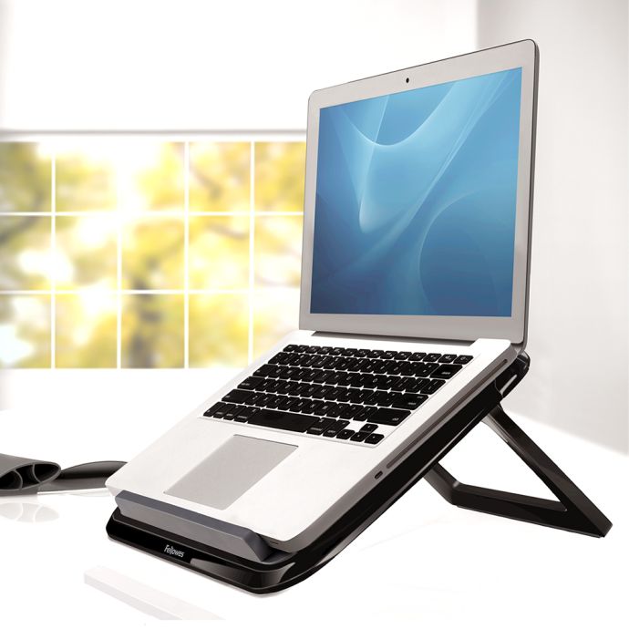 I-Spire Series™ Black Laptop Quick Lift Stand from Posturite