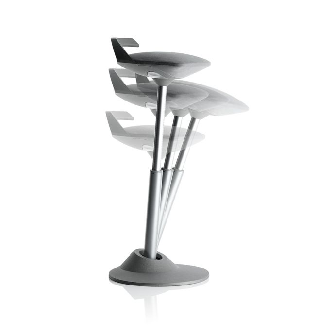 Moveman Chair Muvman Black Standing Chair from Posturite