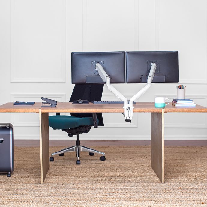 Platinum Series™ Dual Monitor Arm - lifestyle shot
