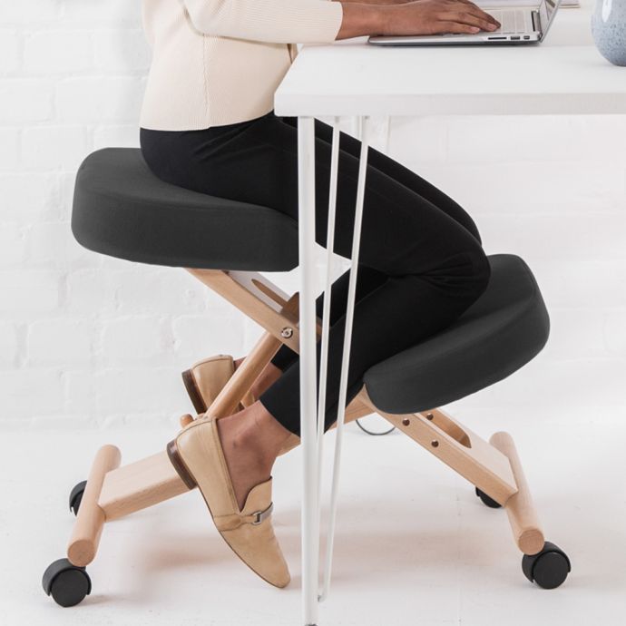 Putnams Standard Kneeling Chair - Black - lifestyle shot