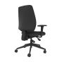 Positiv P-Sit High Back - black, back angle view with armrests