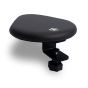 R-Go Split Armrest - top side, showing clamp