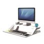 Lotus™ Sit-Stand Workstation - White - closed view