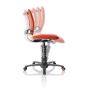 3Dee Active Office Chair - Coral- side view showing movemet