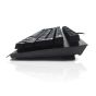 Accuratus Left Handed USB/PS2 Keyboard - side view