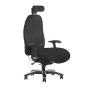 Adapt 700 Bariatric Chair - with arms & headrest - front/side view