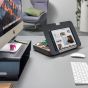 Addit Bento® Ergonomic Toolbox 900 - lifestyle shot, showing use as a tablet stand
