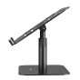 Alumia™ Desk Laptop Stand - side view