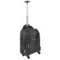 Posturite Executive 4 Wheel Trolley Backpack - side view with handle