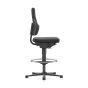 Bimos ESD Nexxit - Draughtsman (570-820 mm), Permanent Contact Back, Footring, ESD Glides - side view, without armrests