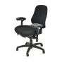 BodyBilt B2503 Bariatric High Back Chair with Arms - side view