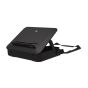 Breyta™ Laptop Carry Case - black, front angle view, shown as a laptop stand