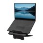 Breyta™ Laptop Stand - black, front view with a laptop