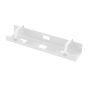 White cable tray (600 mm) - front angle view