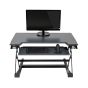 DeskRite 100 Sit-Stand Platform - Black