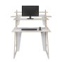 Smart Slot Sit-Stand Homeworking Desk - front view, sitting position