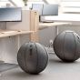 Ergo Ball with Fabric Handle - shown as a chair alternative