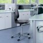 Bimos ESD Labsit - Standard Height (450-650 mm), ESD Castors - lifestyle shot, shown in a laboratory environment