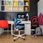 HÅG Capisco Puls 8020 Office Chair - lifestyle shot, shown in a home office environment