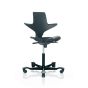HÅG Capisco Puls 8010 Ergonomic Office Chair in Black - front angle view