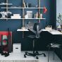 HÅG Capisco Puls 8010 Ergonomic Office Chair in Black - lifestyle shot