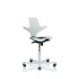 HÅG Capisco Puls 8010 Ergonomic Office Chair in White - front angle view
