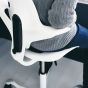 HÅG Capisco Puls 8010 Ergonomic Office Chair in White - lifestyle shot