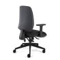 Homeworker Plus High Back Ergonomic Office Chair - rear angle view, with armrests