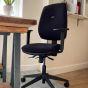 Homeworker Plus High Back Ergonomic Office Chair - lifestyle shot, showing in an home office environment