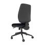 Homeworker Plus Medium Back Ergonomic Office Chair - back angle view, without armrests