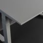 JOSHO Homeworker Grey Electric Sit-Stand Desk - close up of desktop