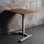 KOJI Italian Oak Electric Sit-Stand Desk - front angle view
